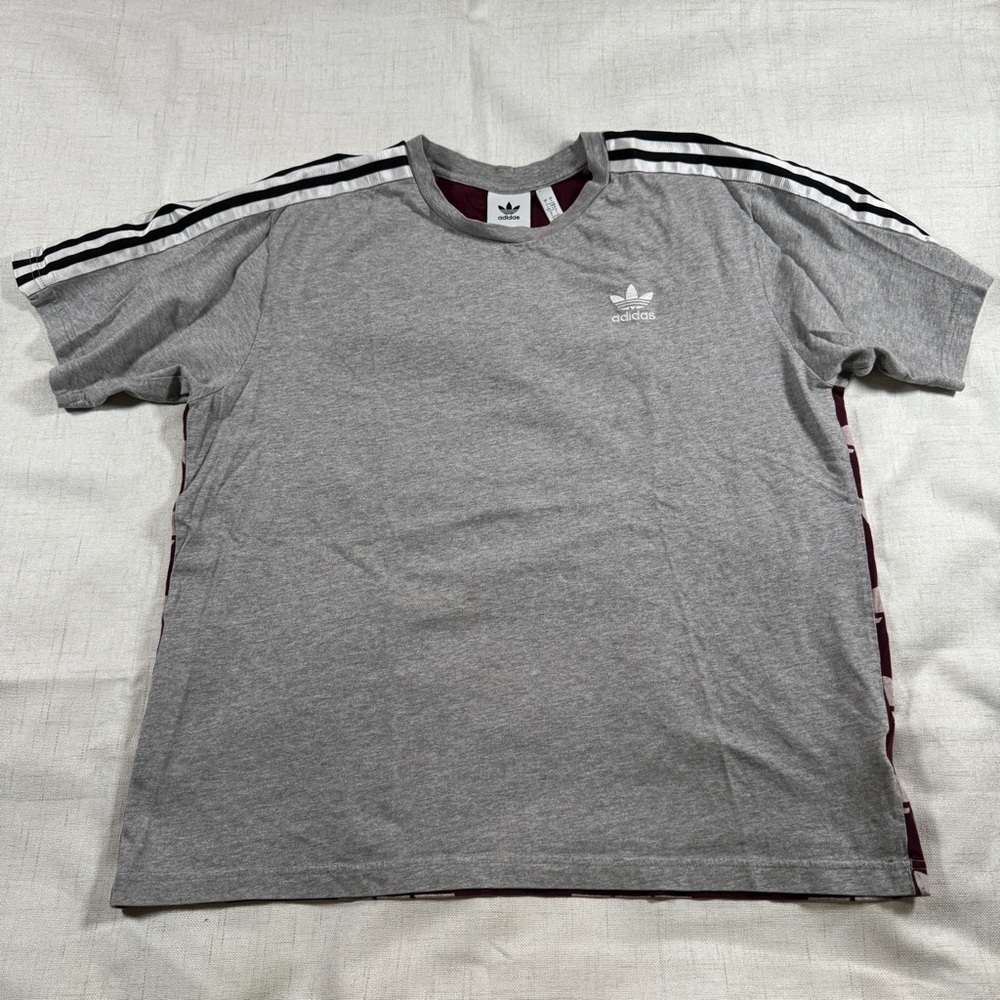 Adidas Originals Trefoil Logo Allover Print T Shirt - Picture 3 of 6